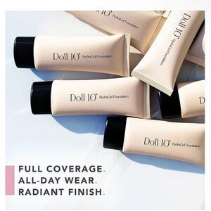 NIB New Sealed Doll 10 HydraGel Foundation Fair 1oz/30ml Skincare Makeup